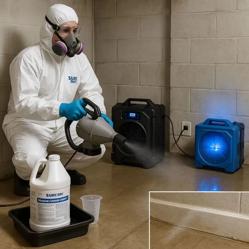 Sanitization and Odor Removal process in Hampden, MA