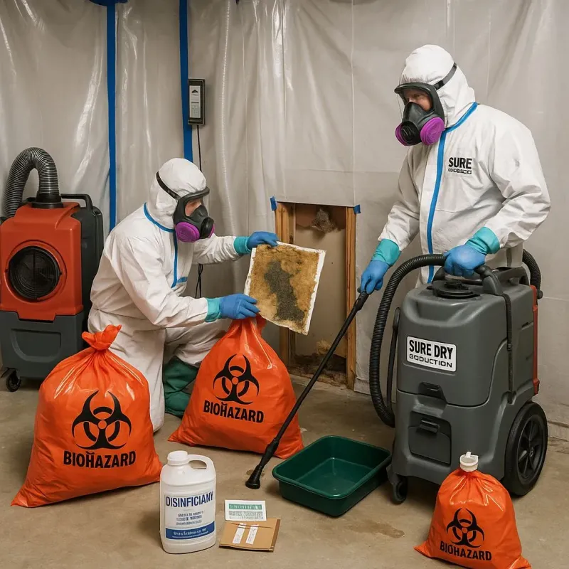 Contaminated Water Handling Protocols process in Hampden, MA