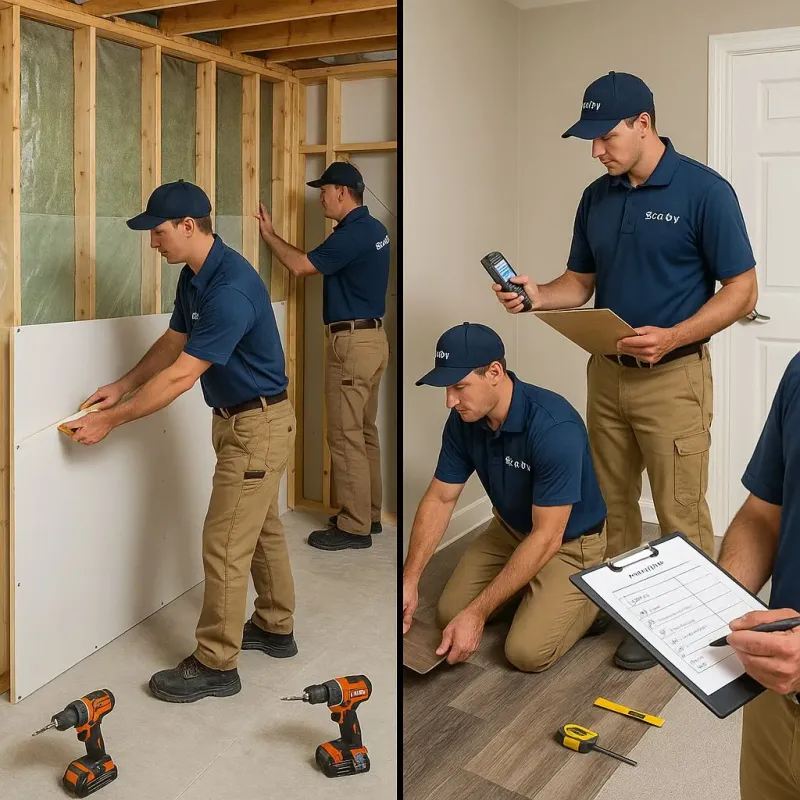 Repairs and Reconstruction process in Hampden, MA